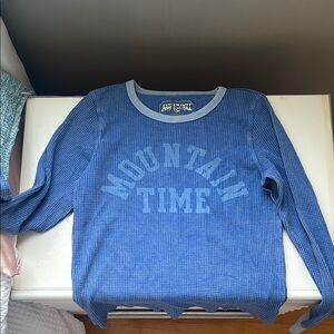 waffle long sleeve shirt american eagle